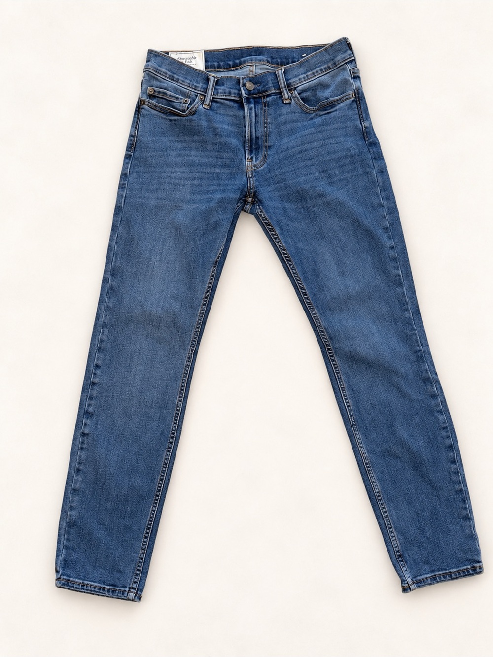 Abercrombie & Fitch Men’s Super Skinny Jeans 30x30 Advanced Stretch Blue Denim